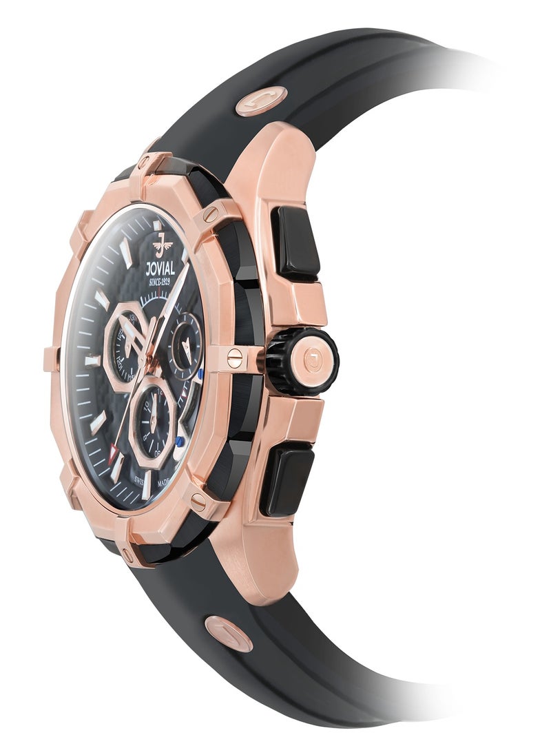 JOVIAL  12005GRRC13, Chronograph ,NOVAPRIME: a bold fusion of precision, elegance, and cutting-edge Swiss craftsmanship, designed for those who command time.