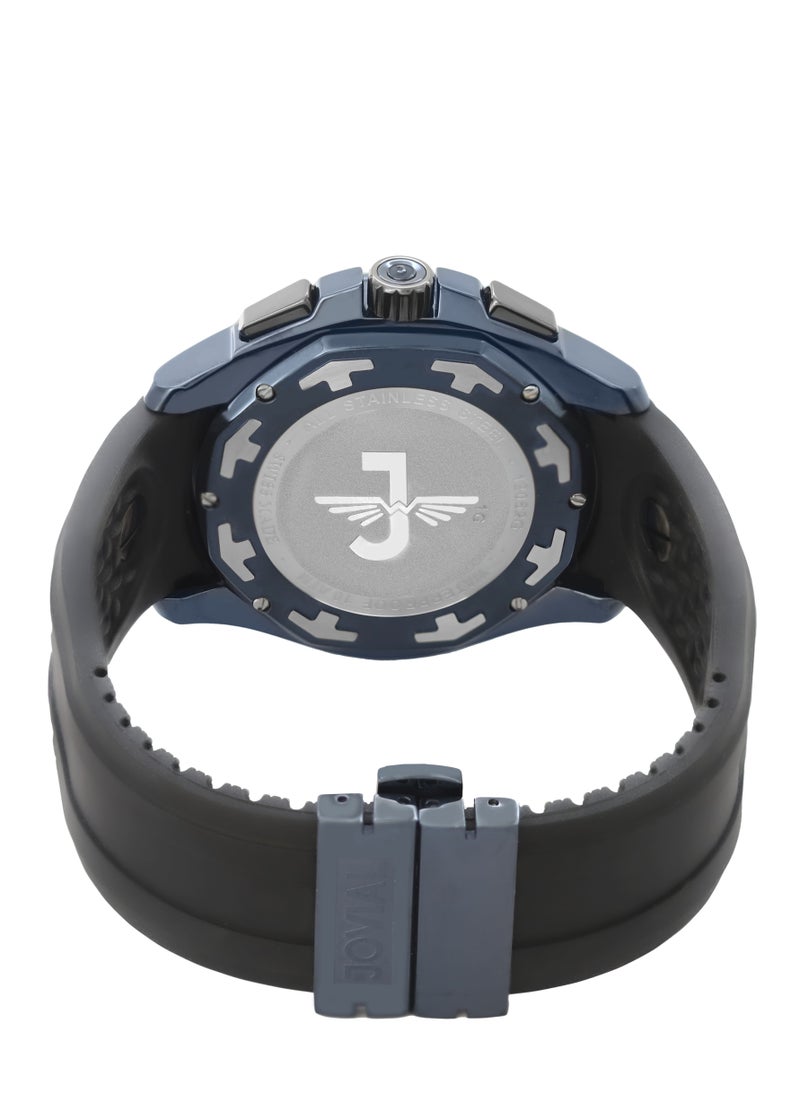 JOVIAL 12051GBRC11, Multifunction, DUALITY COLLECTION combines precision and versatility with its bold multifunction design and dual day-date display for those who value both style and function.