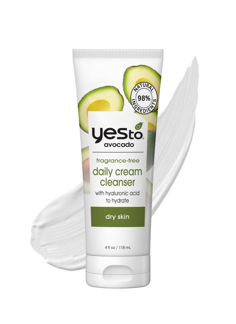 Yes To Natural Face Cleanser - Non-Toxic Vegan Face Wash, 4 Fl oz (Pack of 2) - Cruelty & Fragrance-Free Facial Cleanser for Women - Gently Removes Impurities + Leaves Skin Moisturized.