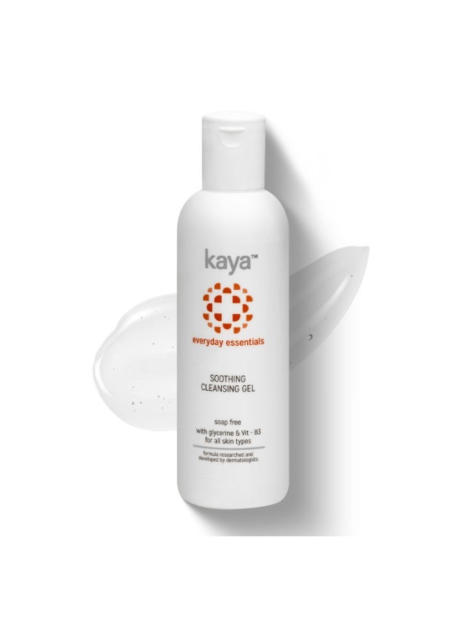 Soothing Face Cleanser | Gentle, Hydrating Daily Cleanser for Sensitive & Oily Skin | Dermatologist Developed | 22 Years Expertise | Mild, Soap-Free Formula | 200ml