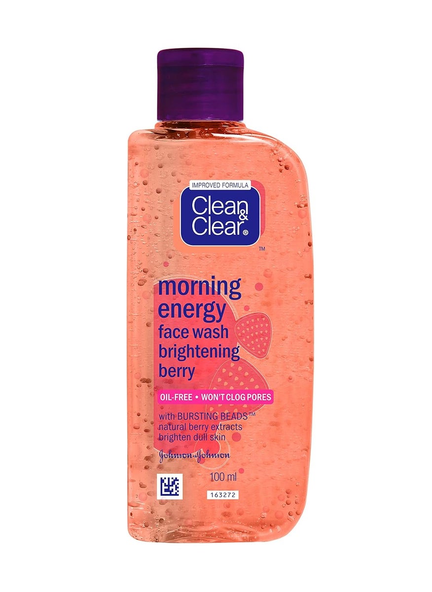 Clean & Clear Morning Energy Berry Face Wash, 100ml