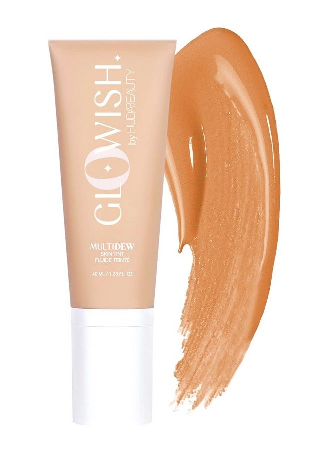 HUDA BEAUTY GloWish Multidew Vegan Skin Tint Foundation 04 Light Medium