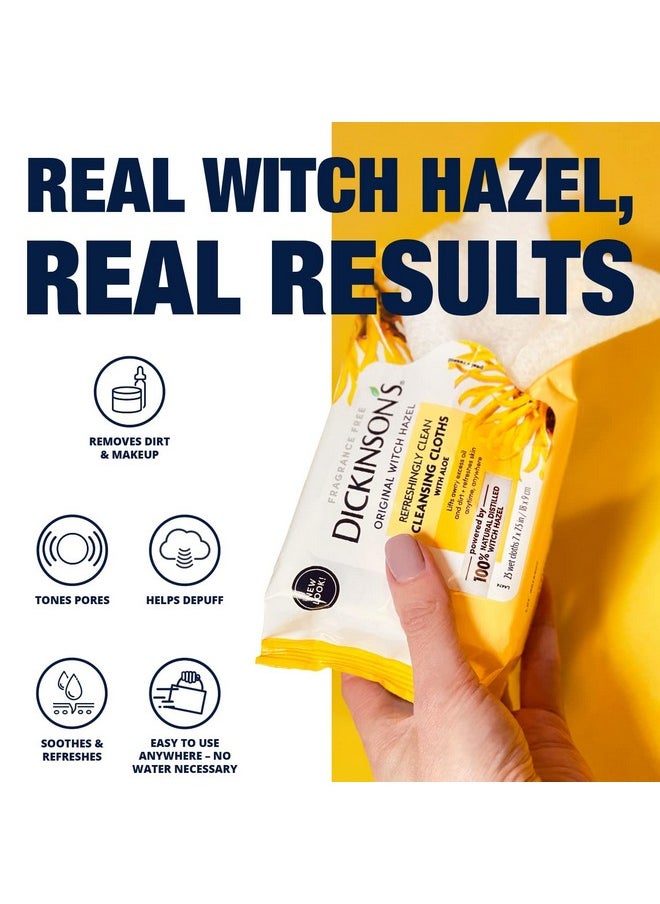 Dickinsons Original Witch Hazel 25 ct (2 pack)