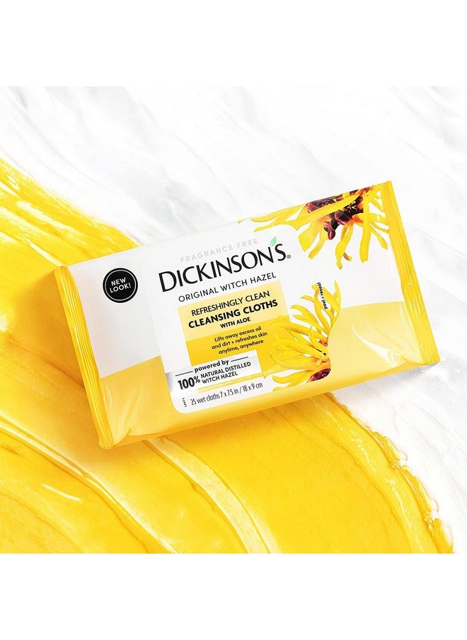 Dickinsons Original Witch Hazel 25 ct (2 pack)
