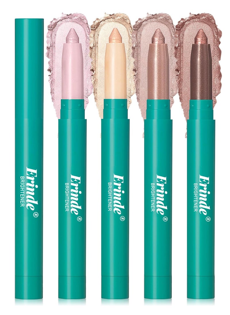 Eyeshadow Stick, Eye Brightener, Brilliant Highlighter, Waterproof Eye Shadow, Shimmer Cream Eyeshadow