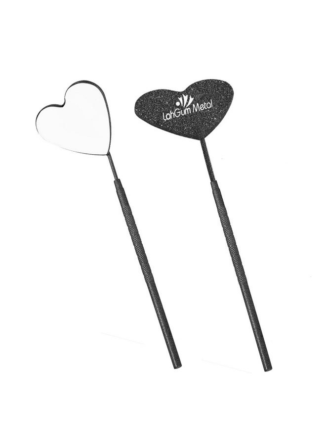 Individual Lash Supplies for Eyelash Extension Mirror Black Glitter Eye Lash Tool for Eyelash Extensions Kit Professional Eyelash Extension Tools Eye Lash Extension Starters Kit Lash Mirror Tool