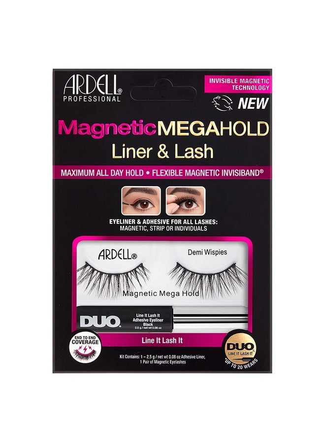 Ardell Magnetic MegaHold Liquid Liner & Lash Demi Wispies