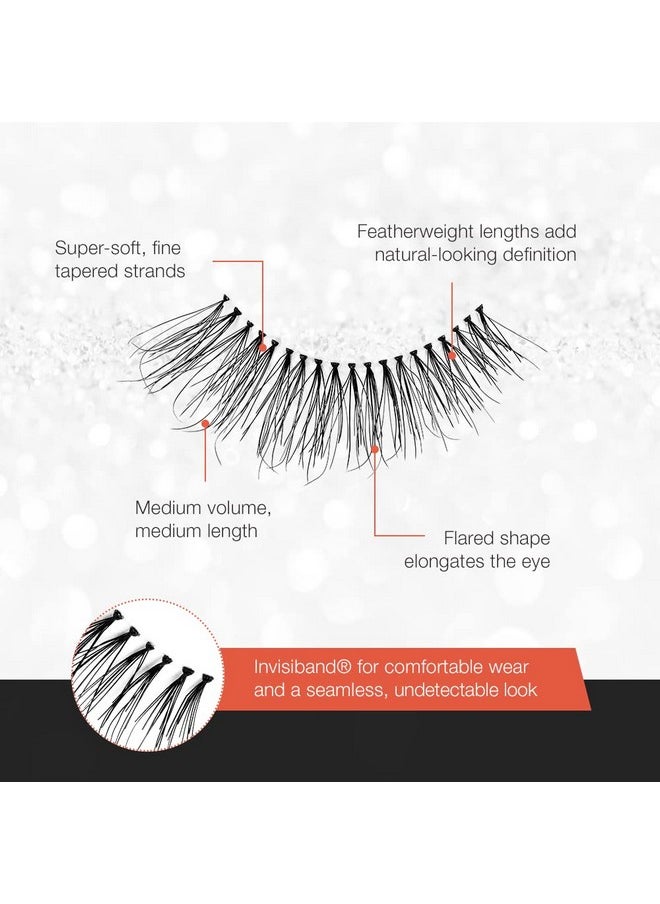 Ardell Naked Lashes 432 Soft, Extra-Lightweight Fibers False Eyelash for Women, Brighter & Rounder Style False Eyelash for Girls, Bendy, Comfy Invisiband Eyelash