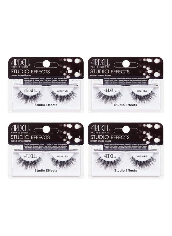 Ardell Studio Effects Wispies Black, 4 Pack
