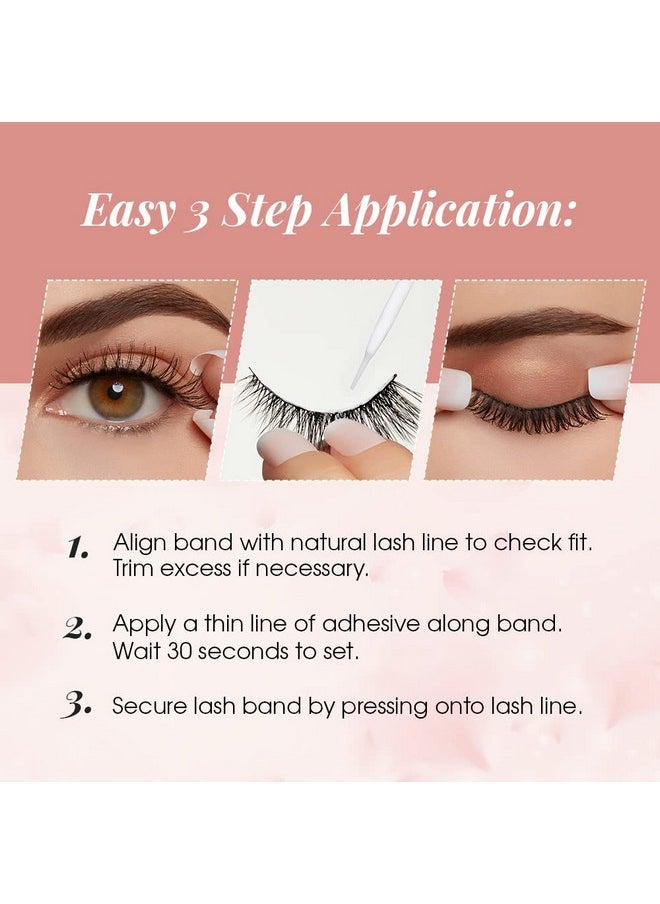 Ardell Naked Lashes 431 Soft, Extra-Lightweight Fibers False Eyelash for Women, Brighter & Rounder Style False Eyelash for Girls, Bendy, Comfy Invisiband Eyelash