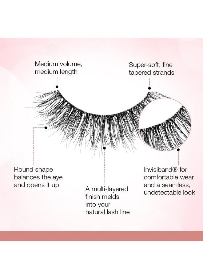 Ardell Naked Lashes 431 Soft, Extra-Lightweight Fibers False Eyelash for Women, Brighter & Rounder Style False Eyelash for Girls, Bendy, Comfy Invisiband Eyelash