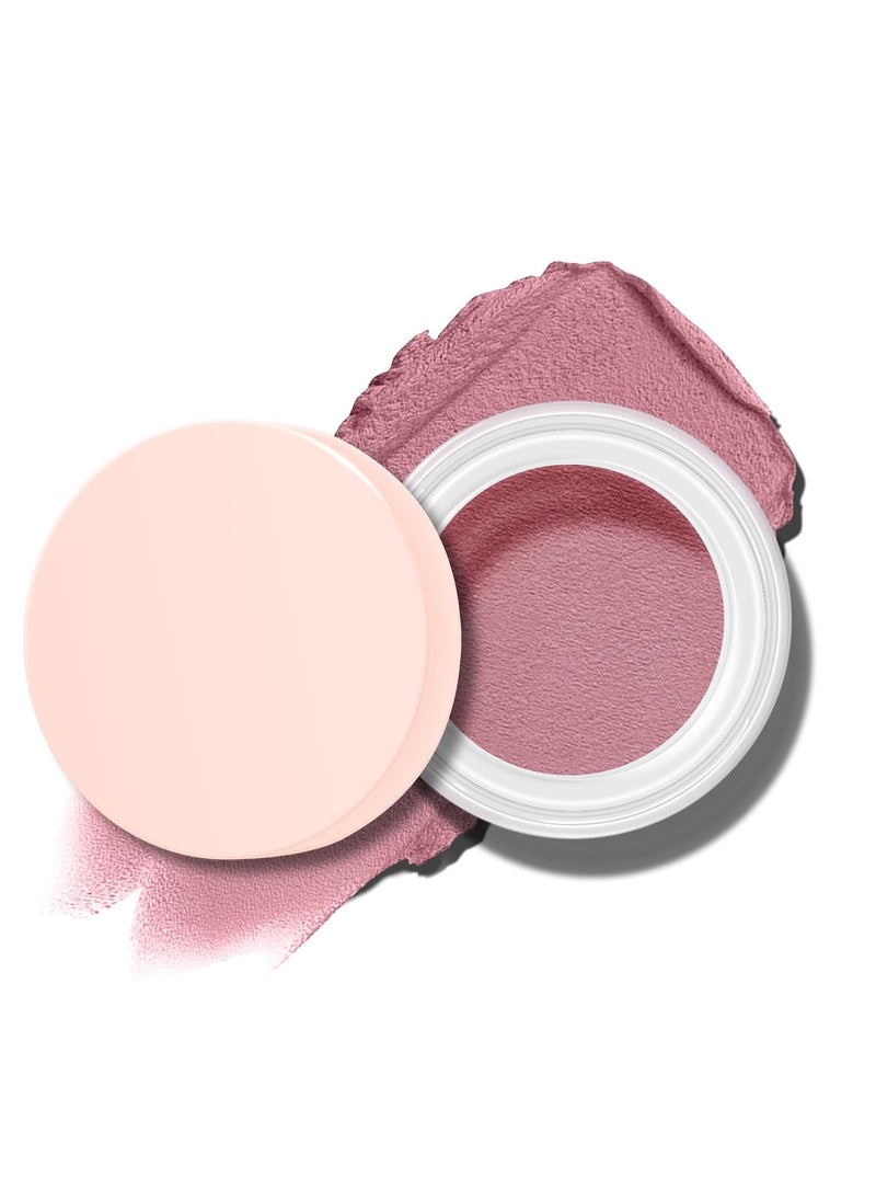 KYDA Soft Cream Blush Lip Blush Mud Cream to Powder Texture Multiuse Blusher Velvet Matte Finish Blendable Color Light Cover Dusty Rose
