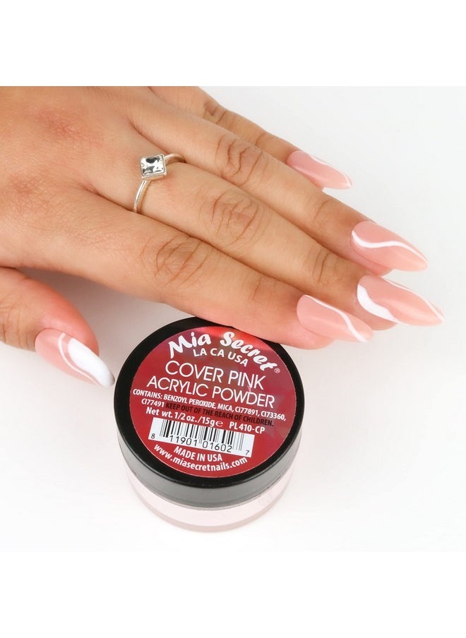 Mia Secret Cover Pink Acrylic Powder 2 Ounce