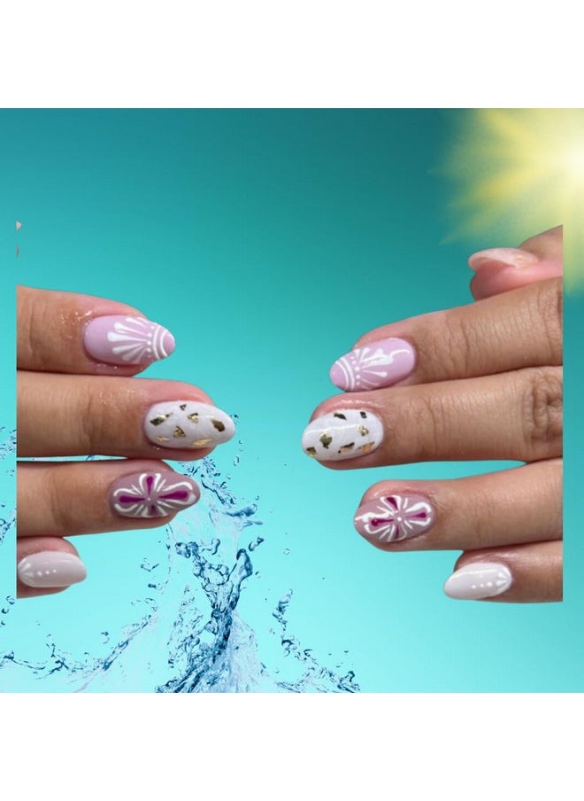 Almond Short | Soft Gel Nail Tips | NABulous Nails | Almond Shape Short Length | Full Cover & Pre-shaped Nail Tips | False Press On Nails | Salon Quality (Almond Short)