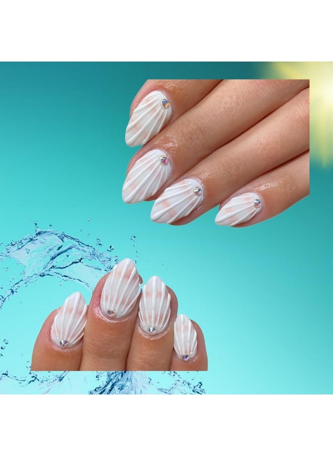 Almond Short | Soft Gel Nail Tips | NABulous Nails | Almond Shape Short Length | Full Cover & Pre-shaped Nail Tips | False Press On Nails | Salon Quality (Almond Short)