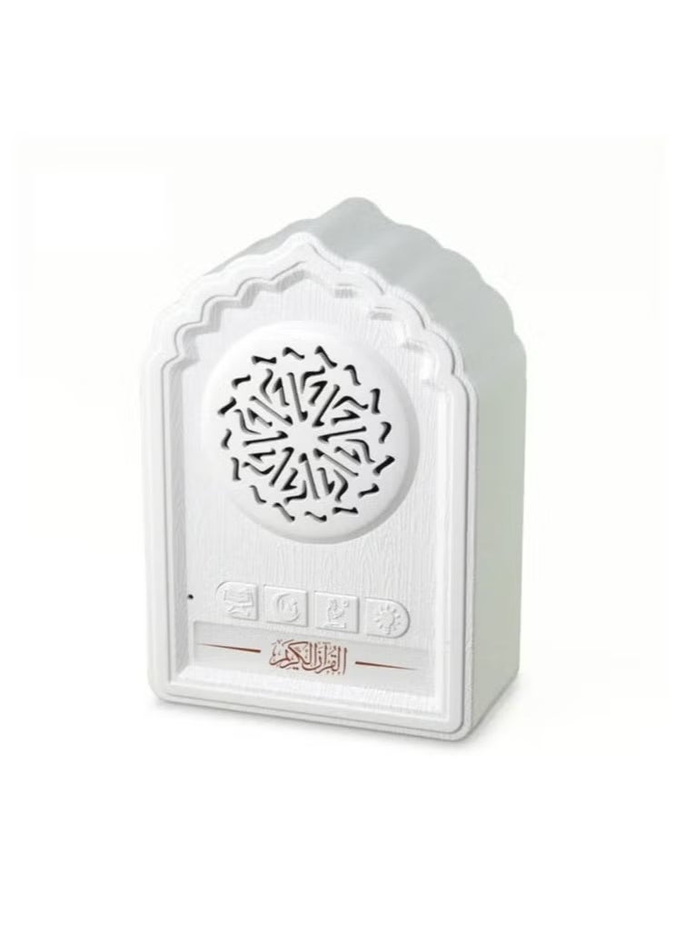 QB812 Holy Quran Speaker with Night Light – Bluetooth Wall Plug Speaker for Quran Recitation, Ruqyah, Zikir, and Islamic Duas – LED Night Light, Easy Installation, Compact Design, Ideal for Home, Mosque, and Gift