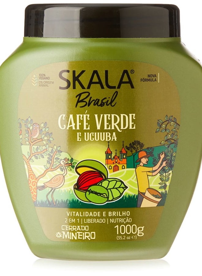 Cafe Verde Hair Cream/Crema De Peinar 35 Ounce / 1000g
