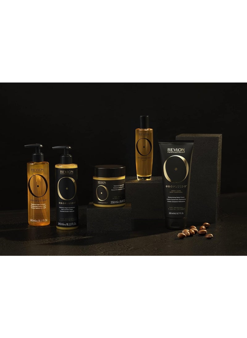 OROFLUIDO RADIANCE ARGAN MASK, Strengthening Hair Mask With Argan Oil 250 ml