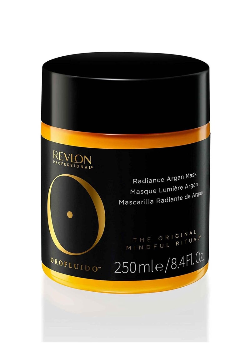 OROFLUIDO RADIANCE ARGAN MASK, Strengthening Hair Mask With Argan Oil 250 ml