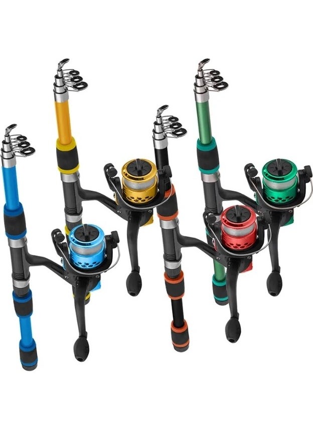 4 Piece Hobby Shore Fishing Rod Set for Adults and Children