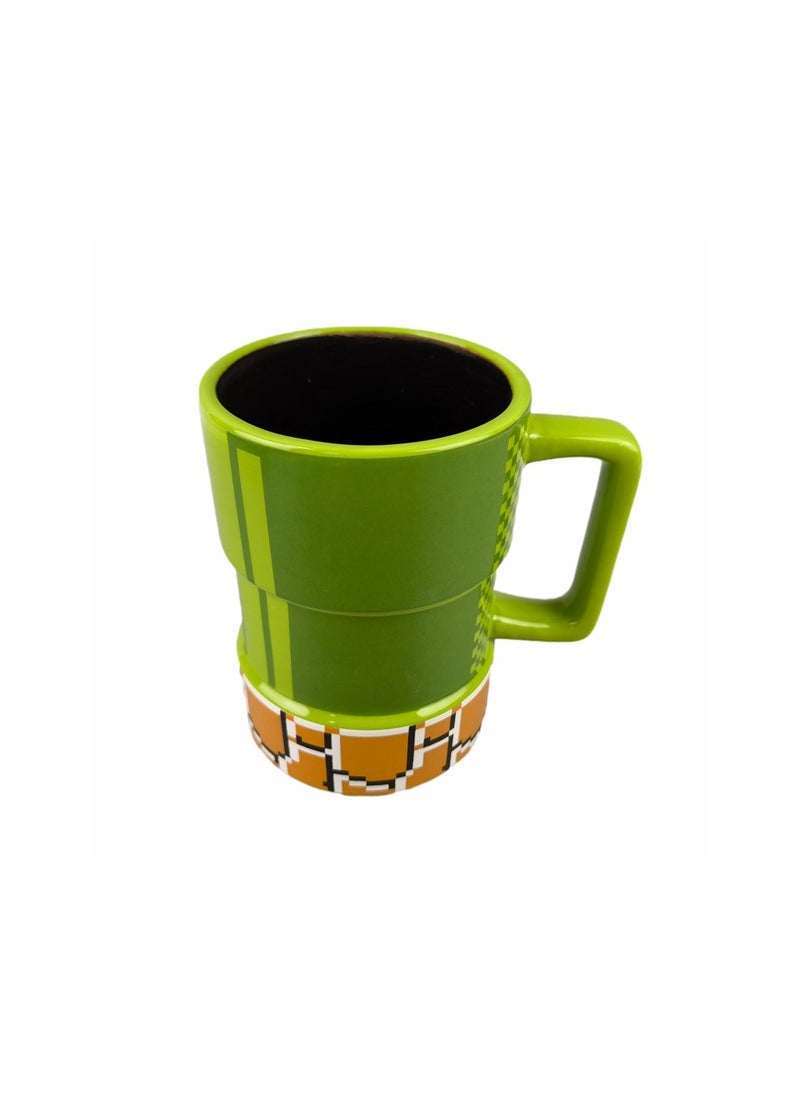 Super Mario Cup with lid ceramic mug game surrounding coffee cups/pipe cups