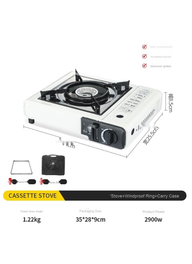 Mini Portable Gas Stove, Outdoor Cookware, Household Card Type Butane Gas Furnace, Picnic Cooking Equipment, Travel Cooking Stove