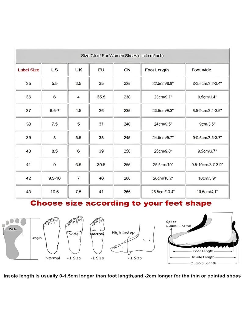Women's Flat Shoes Dress PU Leather Slip on Shoes with Round Toe & Comfortable Lining & Hand Stitching