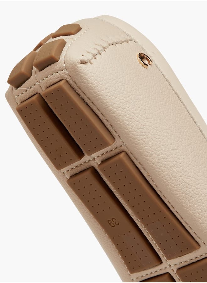 Women Textured Slip-On Loafers