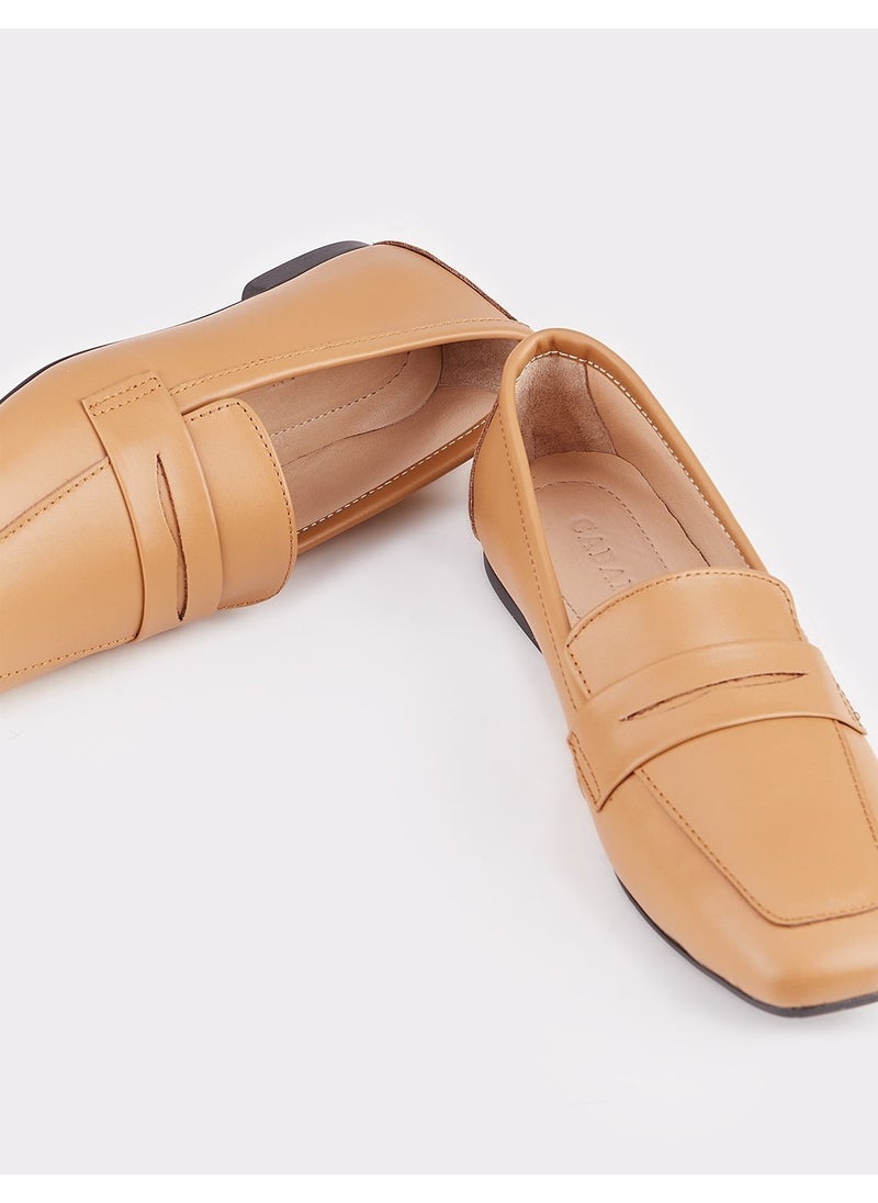 Leather Tan Women's Loafer
