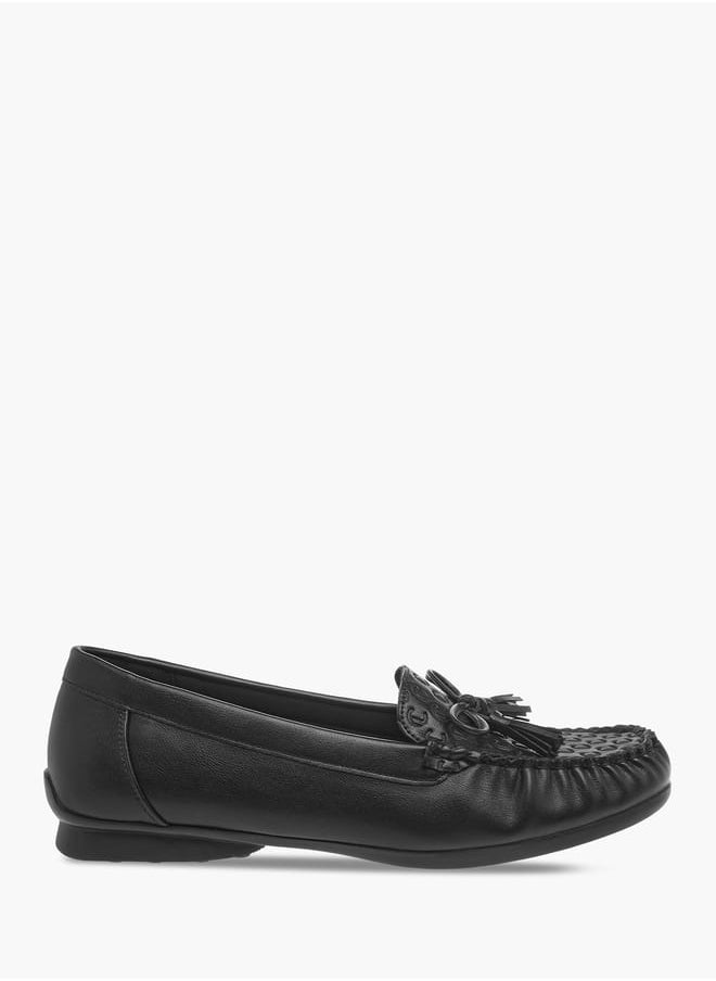 Women's Bow Accent Slip-On Moccasins
