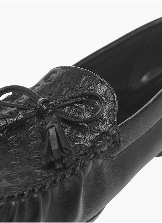 Women's Bow Accent Slip-On Moccasins