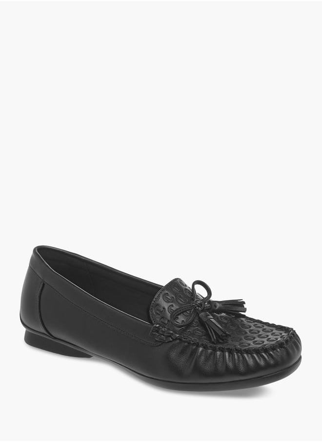 Women's Bow Accent Slip-On Moccasins