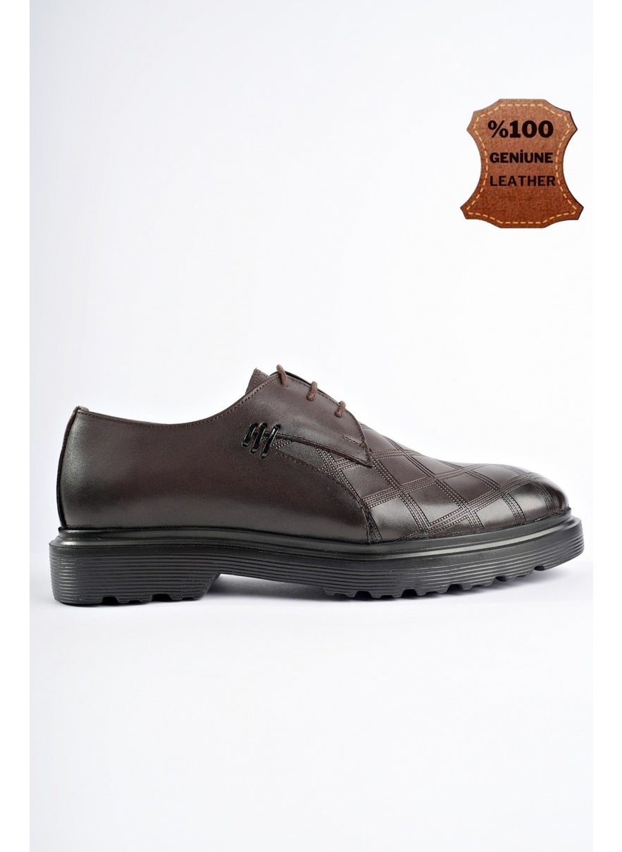 Rodilla Guaranteed Classic Genuine Leather Lace-Up Orthopedic Men's Casual Shoes