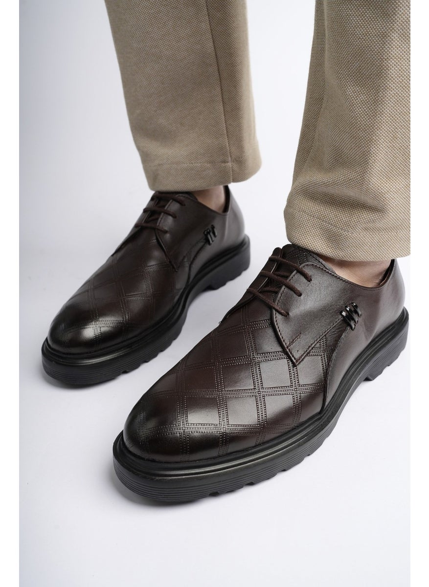 Rodilla Guaranteed Classic Genuine Leather Lace-Up Orthopedic Men's Casual Shoes