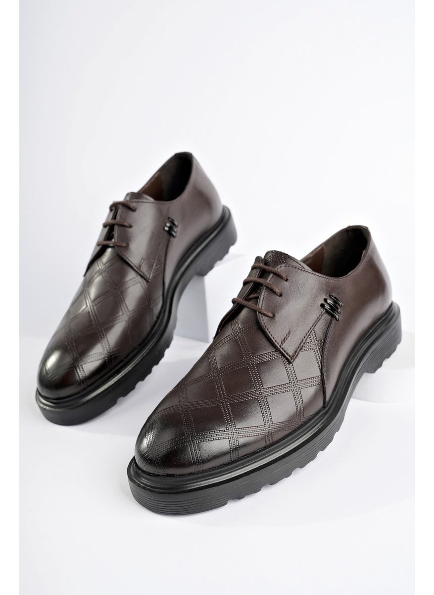 Rodilla Guaranteed Classic Genuine Leather Lace-Up Orthopedic Men's Casual Shoes