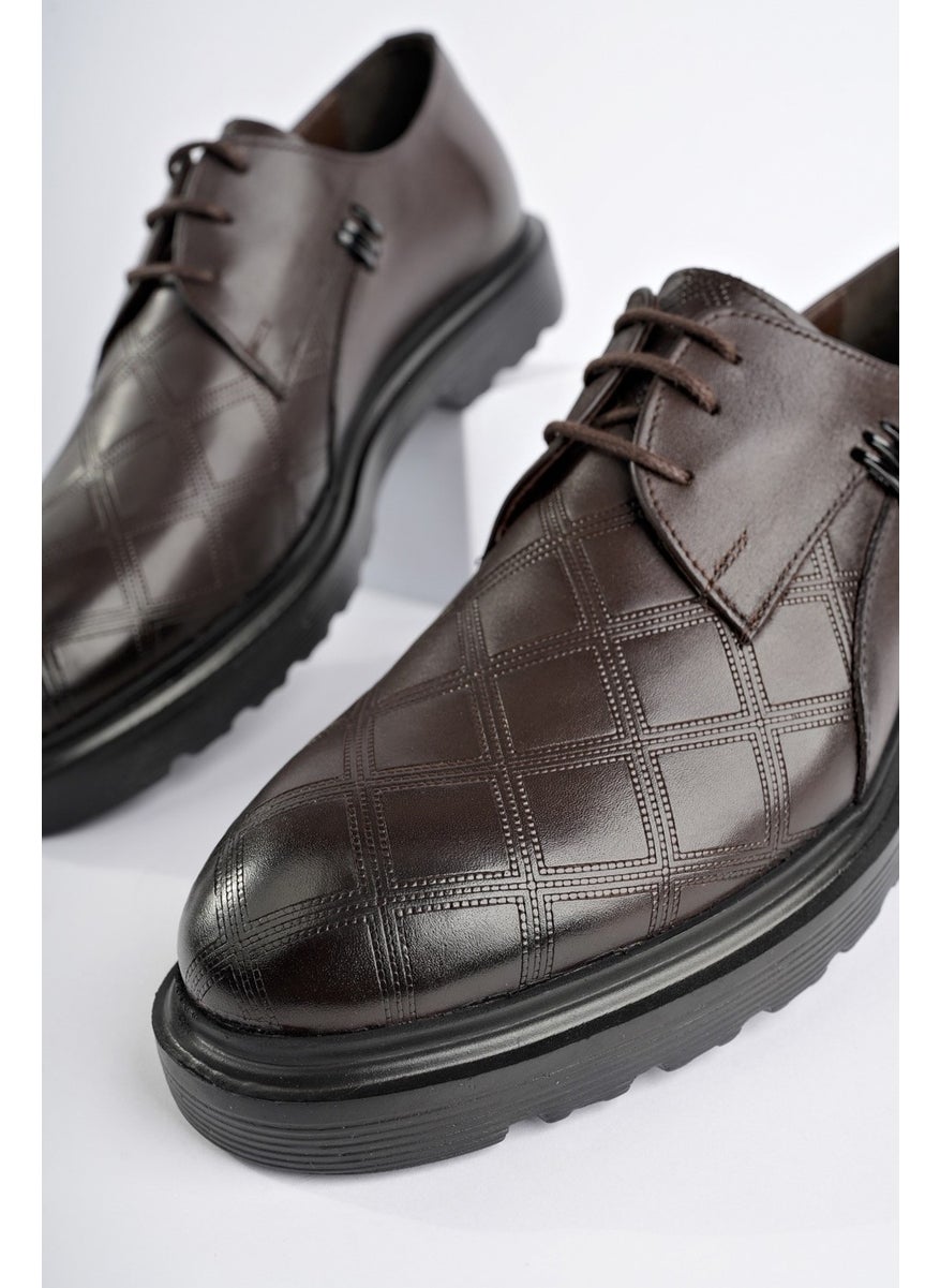 Rodilla Guaranteed Classic Genuine Leather Lace-Up Orthopedic Men's Casual Shoes