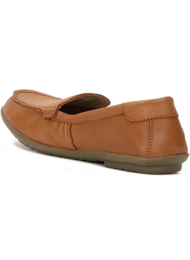 Hush Puppies Women's Nora MOCC Loafers (5543106_TAN_6 UK)