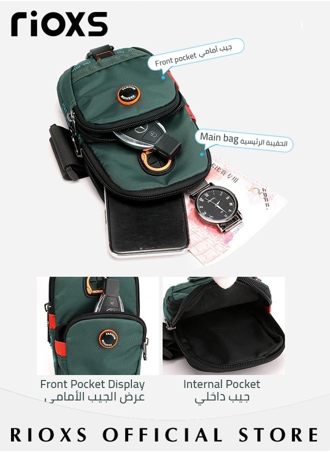 Running Arm Band Bag Phone Holder Arm Bands for Men Women Fits All Kinds of Mobile Phones Use it for Running, Walking, Hiking & Biking