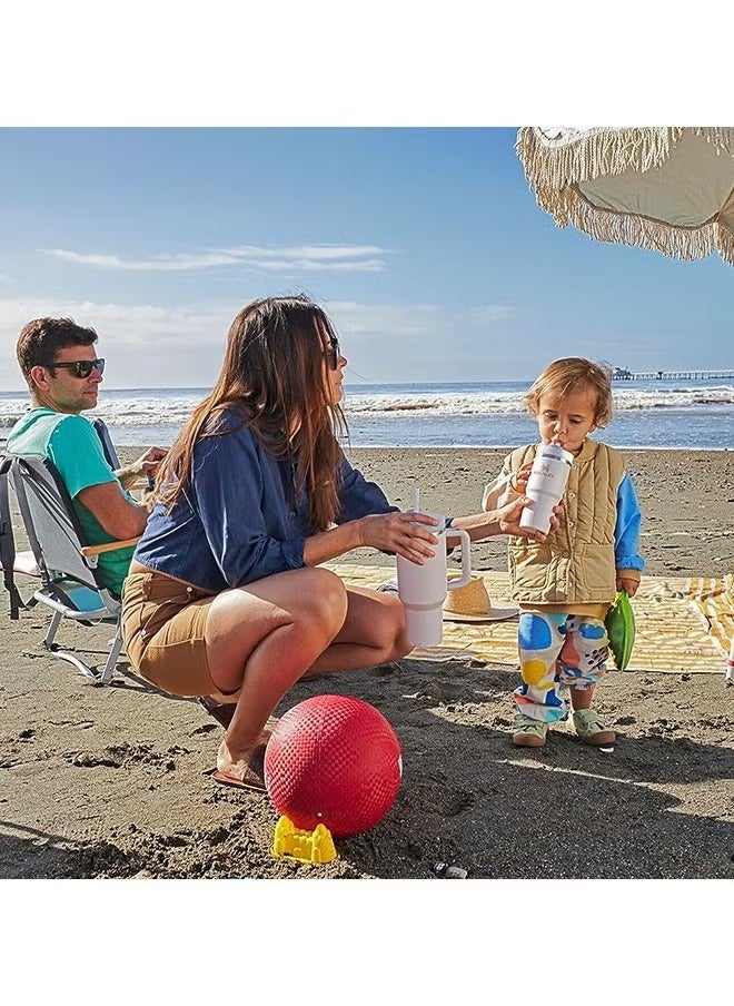 Quencher H2.0 FlowState Stainless Steel Vacuum Insulated Tumbler with Lid and Straw for Water, Iced Tea or Coffee, Smoothie and More, 40 oz