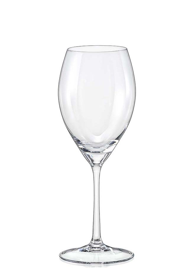 Crystalex White Wine Glass Sophia 390ml, Crystalline (Pack of 4)