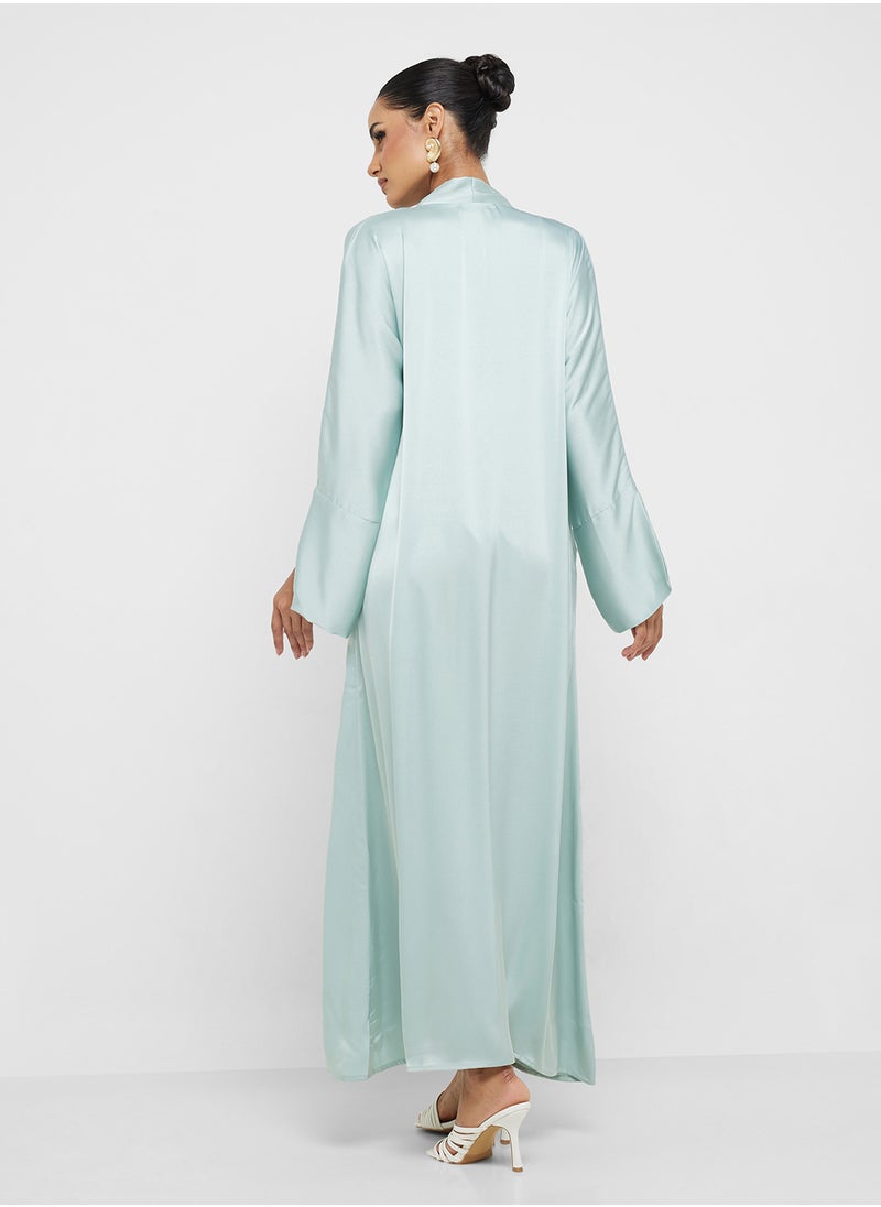 Abaya With Tie Up Closure
