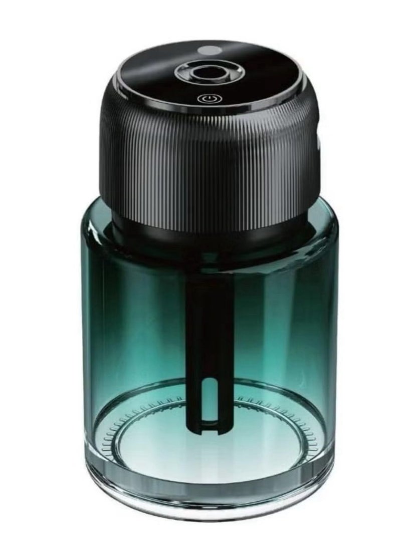 Car Fragrance Essential Oil Diffuser with Star Projection – Green Mini USB Aromatherapy Humidifier for Car, Home, Office & Bedroom | Cool Mist, Relaxing Atmosphere & Air Purification 160ml