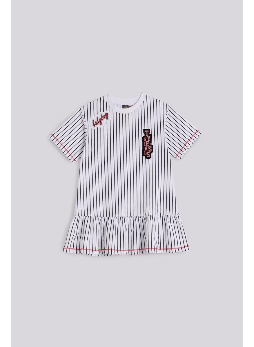 Striped Ruffle Dress