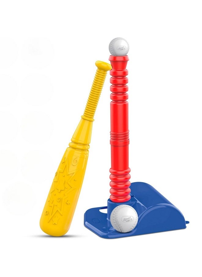 ToyVelt Tee Ball Set for Kids 3-5 - 9 Balls, for Boys & Girls, Great for Toddlers (Multicolor)
