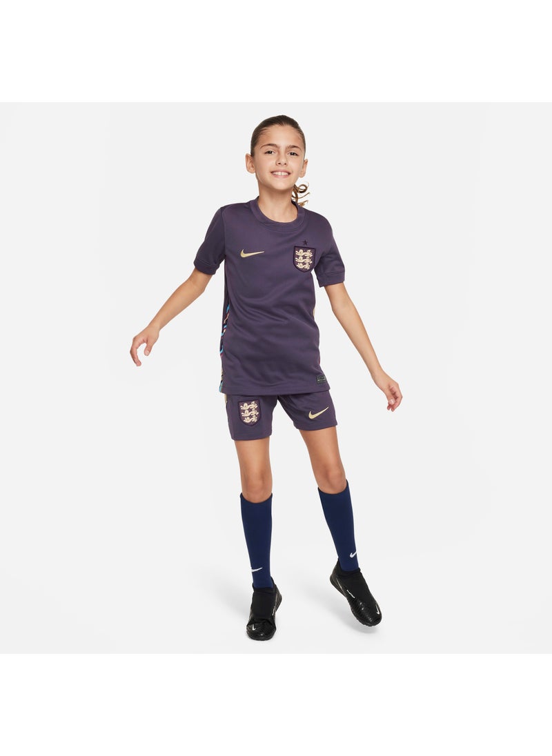 Kids' England 2024 Stadium Away Dri-FIT Football Replica Shorts