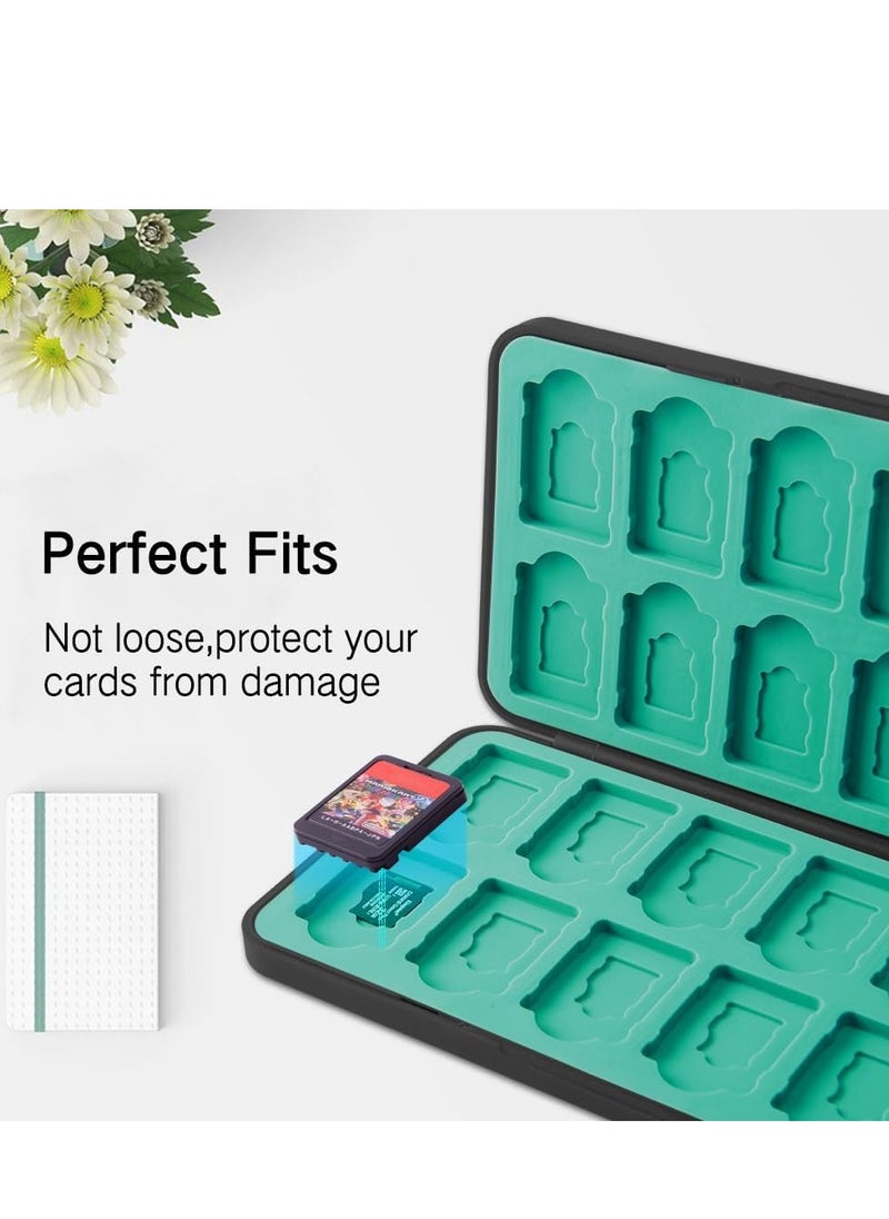 Game Case Compatible with Nintendo Switch/Switch OLED/Switch Lite, Switch Game Holder Cartridge Case with 24 Game u0026 48 Micro SD Cards Storage for Zelda Fans - Tears of Kingdom