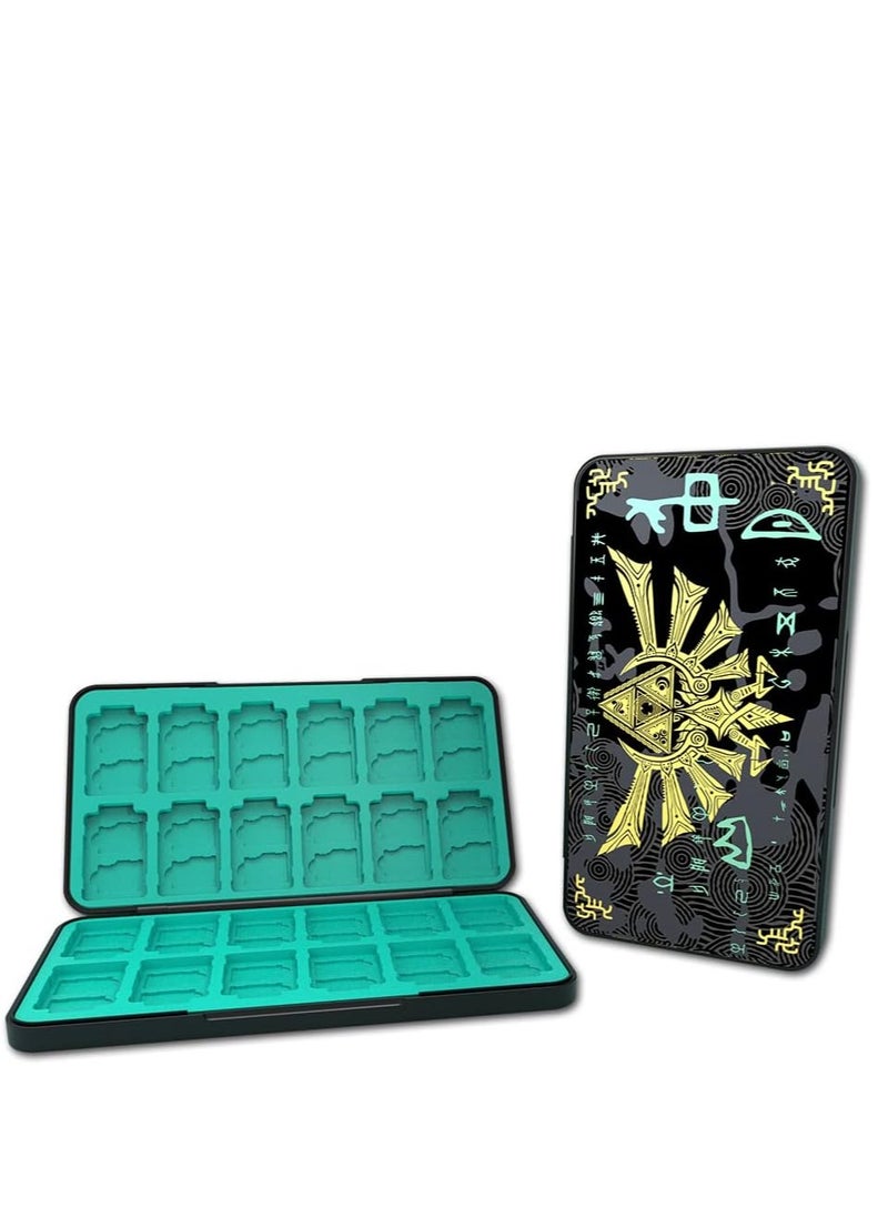 Game Case Compatible with Nintendo Switch/Switch OLED/Switch Lite, Switch Game Holder Cartridge Case with 24 Game u0026 48 Micro SD Cards Storage for Zelda Fans - Tears of Kingdom