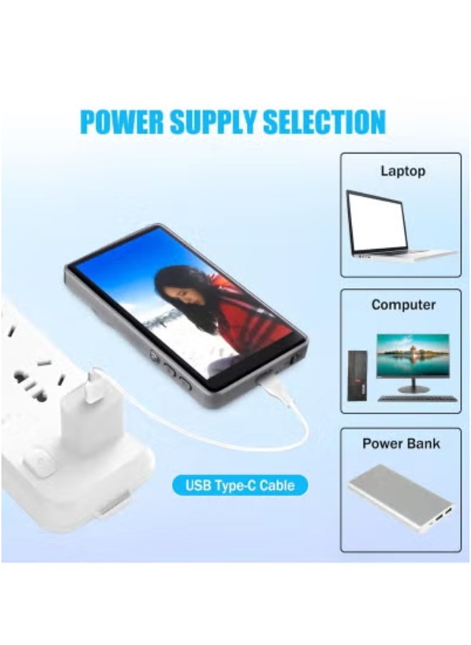 Magnetic Phone Vlog Selfie Monitor Screen – Universal Mirroring Screen Casting Device for Vloggers, Live Streamers & Content Creators – Magnetic Clip-On Design for Front-Facing Camera View & Dual-Screen Recording