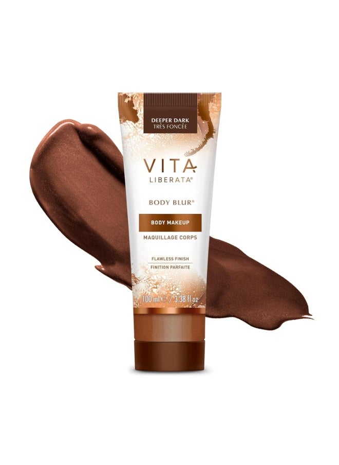 Vita Liberata Body Blur, Leg and Body Makeup. Skin Perfecting Body Foundation for Flawless Bronze, Easy Application, Radiant Glow, Evens Skin Tone, New Packaging