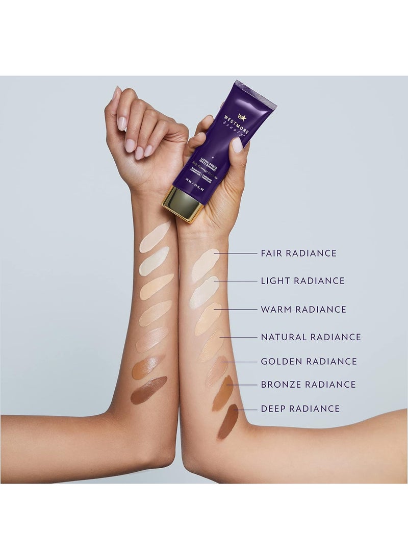 Westmore Beauty Body Coverage Perfector – Waterproof Leg & Body Makeup - Tattoo Cover Up Makeup - 3.5 Oz (Warm Radiance)